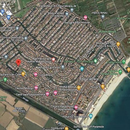 Lindo Apartamento Con Vistas Al Puerto Mistral Empuriabrava Bagian luar foto